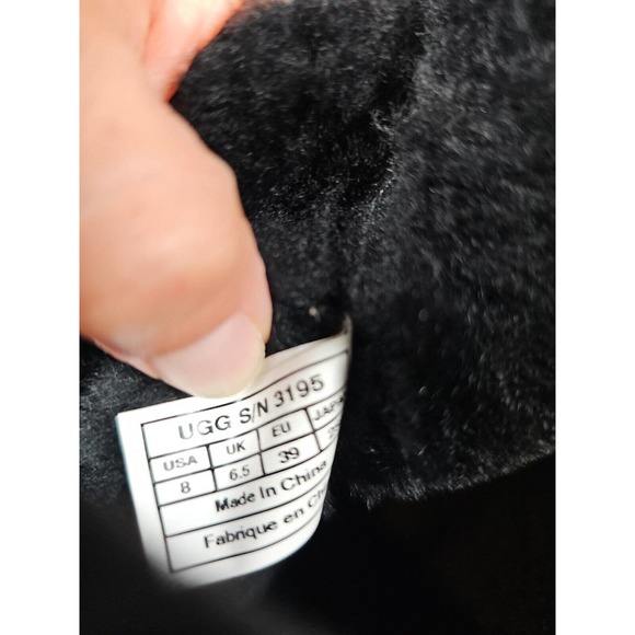 UGG Boots Womens Size 8 Aprelle Leather Wedge Pull On Knee High - Picture 8 of 11